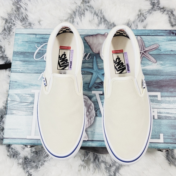 Vans Off White Skate Slip-On - Picture 10 of 12